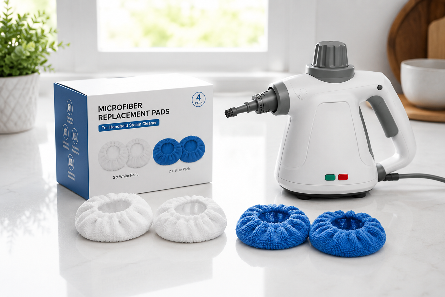Trapos de Microfibra para Limpiador a Vapor — Pack 5 unidades